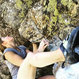 Erin did Tommy's Arete, one of the best V7's anywhere.